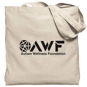 Natural Cotton Gusseted Economy Tote