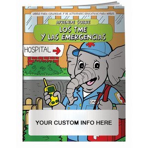 EMT's & Emergencies Coloring & Activity Book - Spanish Version