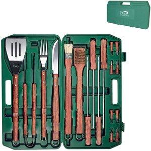 Eighteen-Piece BBQ Tool Set