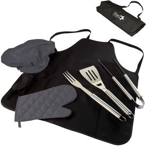 BBQ Apron Tote Set