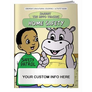 Home Safety w/Harriet the Hippo Coloring & Activity Book
