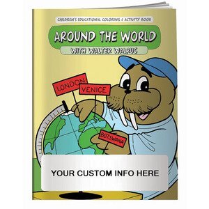 Around the World with Walter Walrus Coloring & Activty Book