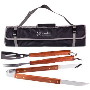 Three-Piece BBQ Tool Tote