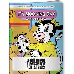 It's Moo-ving Day with Carrie Cow Coloring & Activity Book