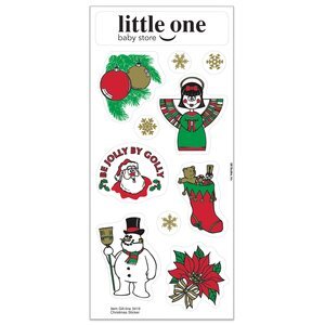 Holly Jolly Stickers - Christmas Theme