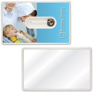 Credit Card Style Dental Floss w/ Mirror