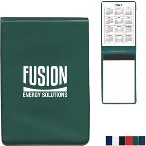 Vinyl Memo Book w/ 2-Year Calendar, 30 Pages, 3" x 4-1/2"