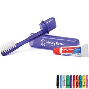 Dental care product sample giveaways