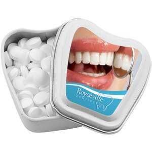 Tooth Shaped Sugar Free Mint Tin