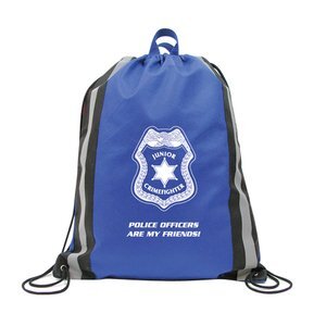 Reflective Non-Woven Backpack, Police - Stock