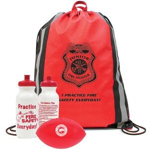 Reflective Stripe Non-Woven Backpack Kit, Fire - Stock