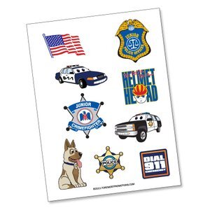 Public Safety Tattoo Sheet, Stock
