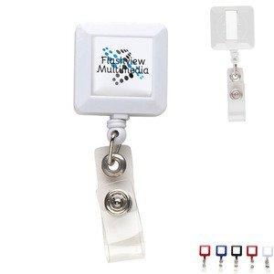 ID Tag Clips Name Badge Reels Retractable Badge Reel for Staff Working  Permit Employee's Pass Work Case Holder Clips Accessories