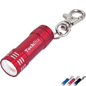 Mini Aluminum 3 LED Light with Key Clip
