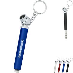 Mini Tire Gauge Key Chain