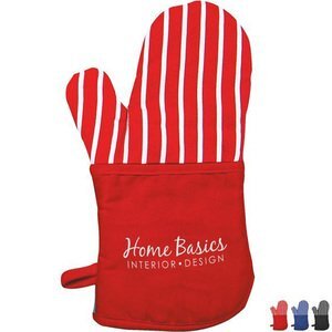 Striped Oven Mitt