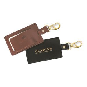 Swivel Leather Luggage Tag