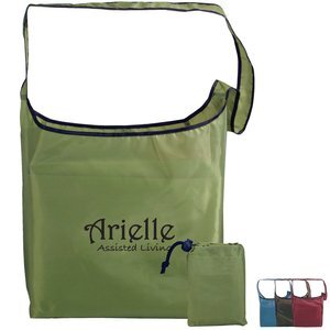 Fold-Away Recycled PET Sling Tote