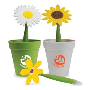 Flower Pot Desk Set