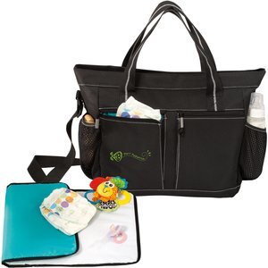 Peekaboo Polyester Diaper Bag