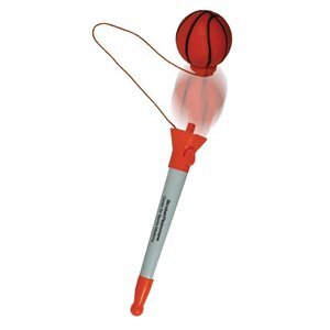 Pop Top Pen - Basketball