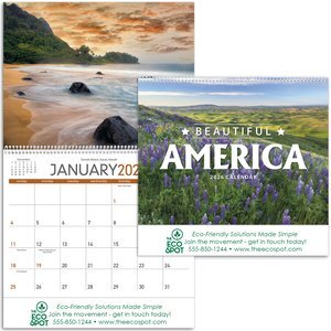 Beautiful America Wall Calendar