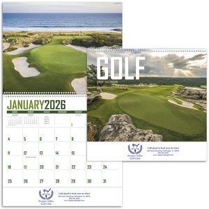 Golf Wall Calendar