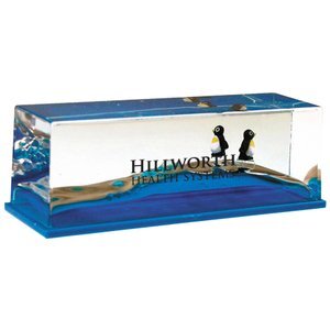 Wave Liquid Motion Penguin Paperweight