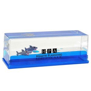 Wave Liquid Motion Shark Paperweight