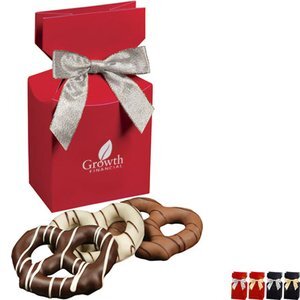 Chocolate Covered Pretzels Favor Box