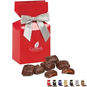 Chocolate Sea Salt Caramels Favor Box