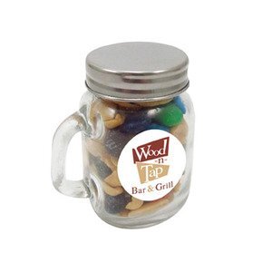 Mini Glass Mason Jar w/ Trail  Mix