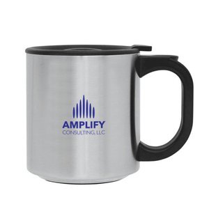 Stainless Steel Travel Coffee Mug, 12oz.