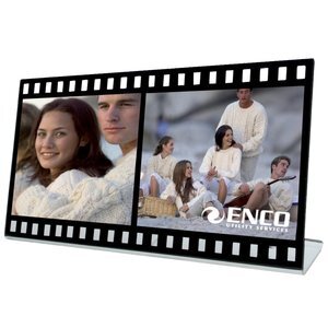 Photo Booth Frames - 6x4 Clear Acrylic Self Standing Double Picture Frame  4x6 or 6x4 Acrylic Photo Frame (6 Pack)