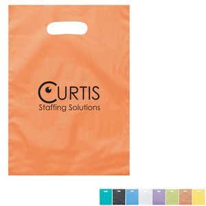 Frosted Brite Plastic Take Home Bag, 9-1/2" x 14"