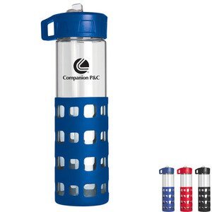 Sip-n-Go Glass Water Bottle, 24oz.