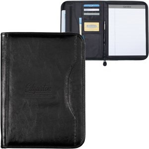 Wall Street Zippered Padfolio
