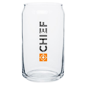 Glass Soda Can, 16oz.
