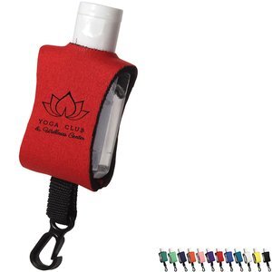 Cozy Clip Moisture Bead Hand Sanitizer in Neoprene Sleeve, .5oz.