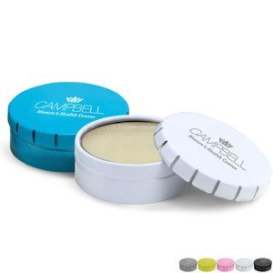 Peppermint Flavored Beeswax Lip Balm in Click Tin