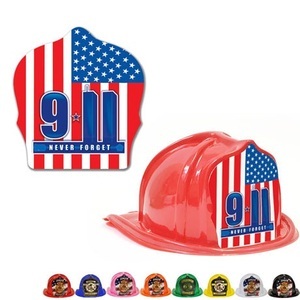 Chief's Choice Kids Firefighter Hat, 9-11 Memorial Design, Stock