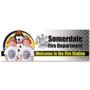 Heavy Duty Banner w/ Custom,  2' x 6'