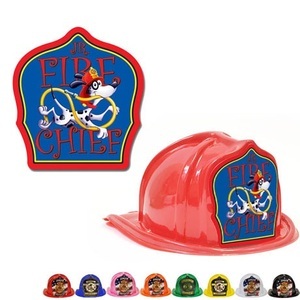 Chief's Choice Kid's Firefighter Hat, Jr. Fire Chief Design, Stock