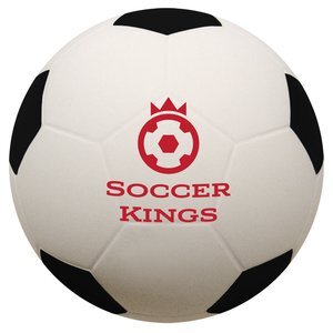 Foam Soccer Ball w/ Painted Pentagons, 6"