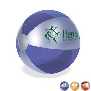 Silver Two-Tone Beach Ball, 10-1/2"