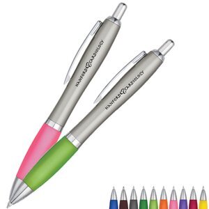 Melody Satin Silver Barrel Pen