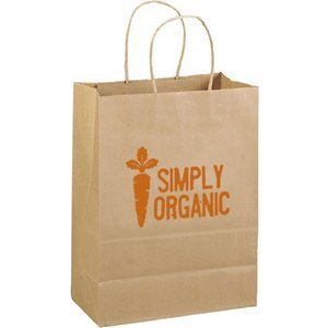 Eco Paper Shopper Bag, 10" x 13"