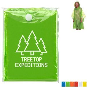 Disposable Poncho in Carrying Case