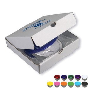 Easy Hold Stainless Steel Wheel Pizza Cutter w/ Pizza Box Packaging