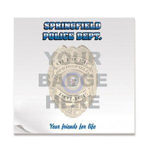 Police Badge, 50 Sheet Sticky Pad
